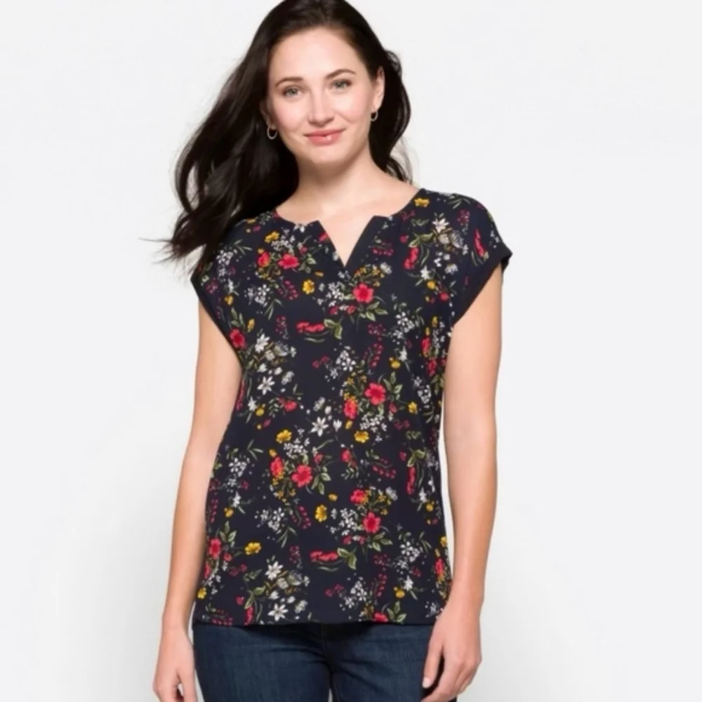 2/$10 Papermoon Reece Mixed Media Blouse